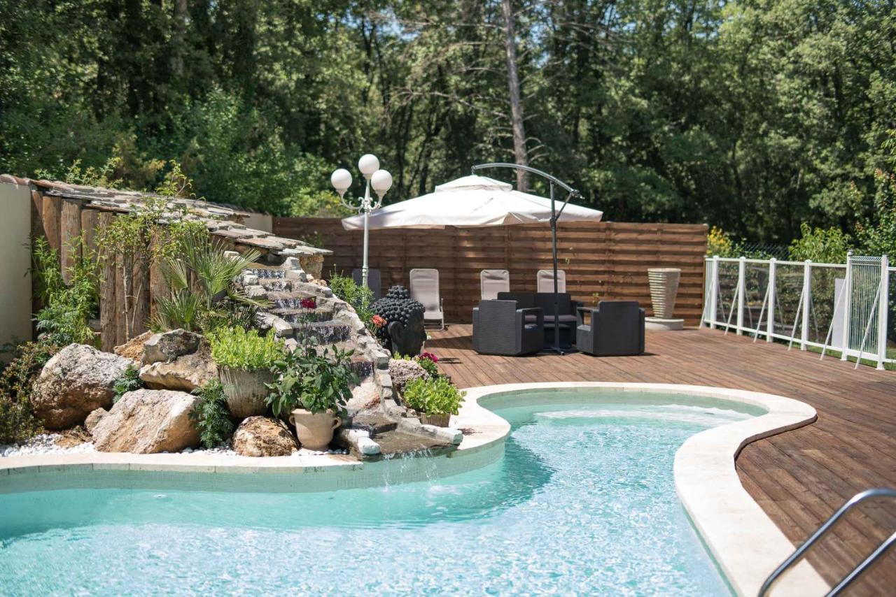 mas des sentes Nans-les-Pins Exterior foto