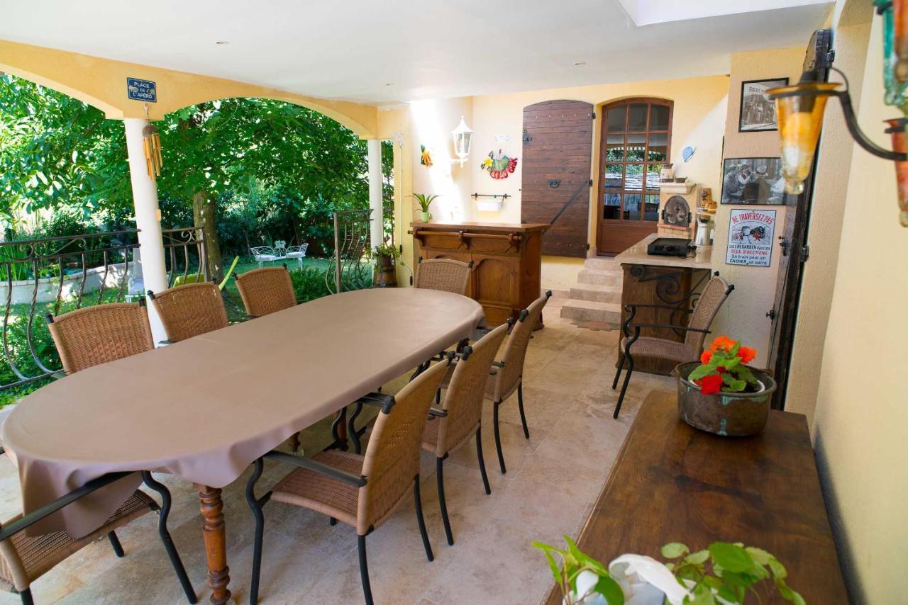 mas des sentes Nans-les-Pins Exterior foto